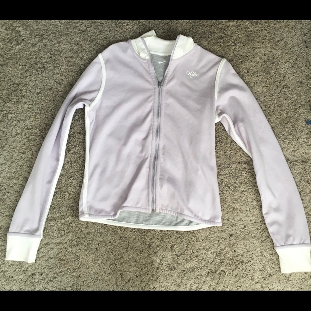 Vintage lavender nike zip jacket